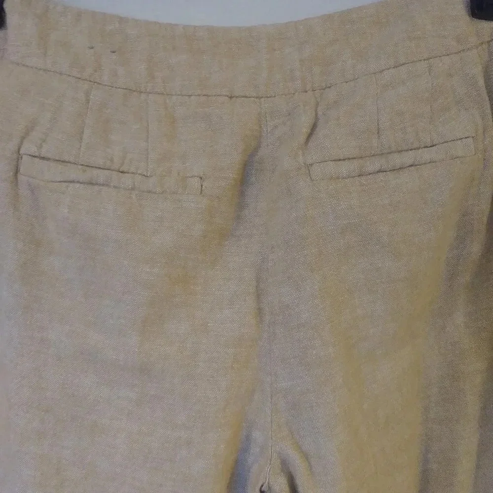 Chico's Linen Blended‎ Brown Pants